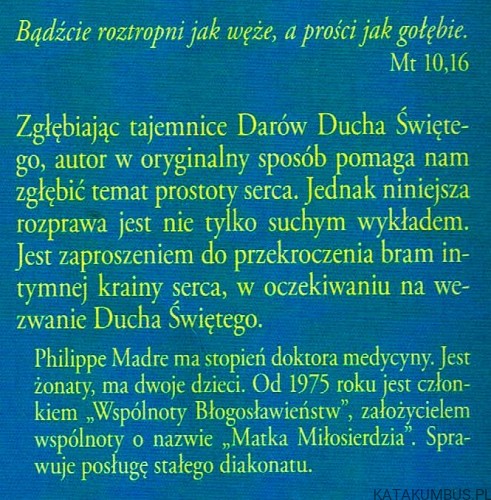 Prostota serca. PHILIPPE MADRE