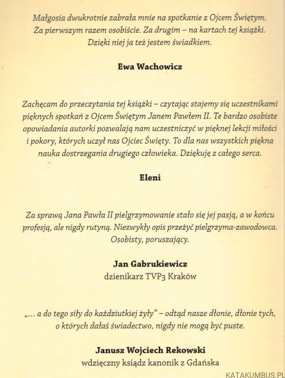 I tego byłam świadkiem... MAŁGORZATA RUDOWSKA-BULKA