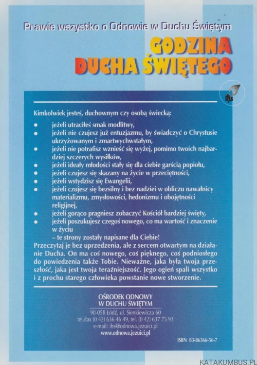 Godzina Ducha Świętego. Ks. SERAFINO FALVO