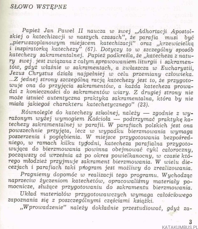 Sakrament Bierzmowania / Bp Zygmunt Pawłowicz