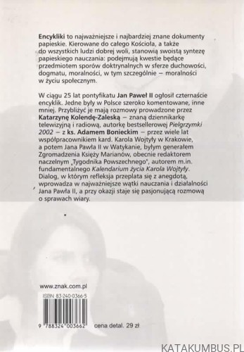 Zrozumieć Papieża. Ks. ADAM BONIECKI, KATARZYNA KOLENDA-ZALESKA