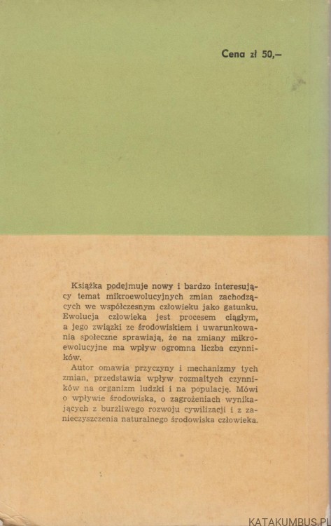 Biblioteka Problemów Zmieniający sie Człowiek. NAPOLEON WOLAŃSKI