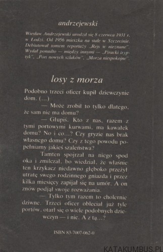 Losy z morza. WIESŁAW ANDRZEJEWSKI