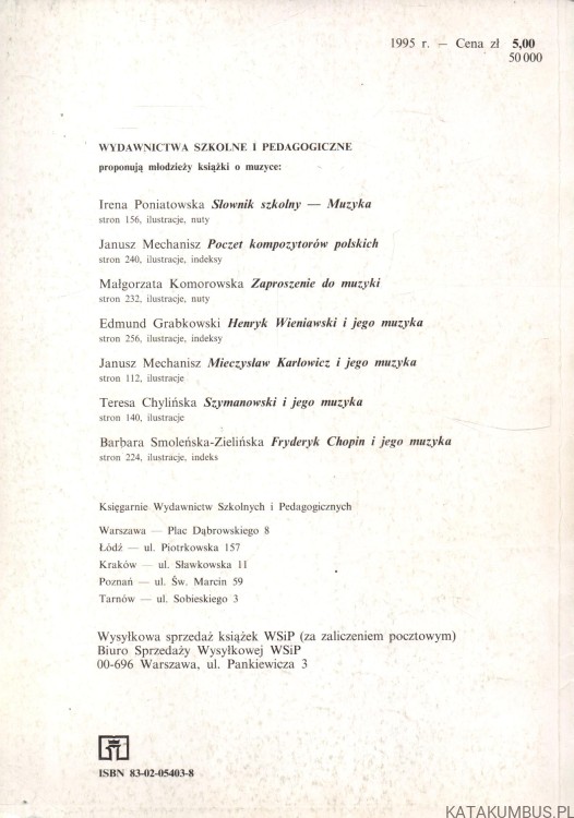 Muzyka 6. EWA LIPSKA, MARIA PRZYCHODZIŃSKA