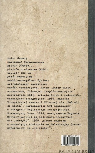Pesel 890604... mieszkam w Polsce. CEZARY HARASIMOWICZ