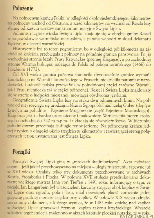 Święta Lipka. ANDRZEJ STACHURSKI