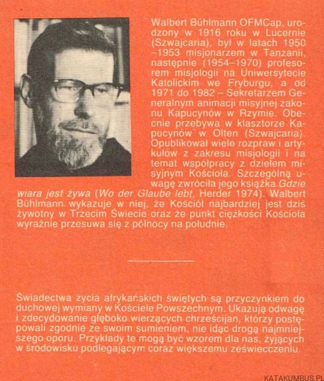 Poszli za wezwaniem / Walbert Bühlmann