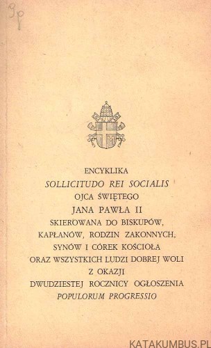 Encyklika Sollicitudo rei socialis / Jan Paweł II