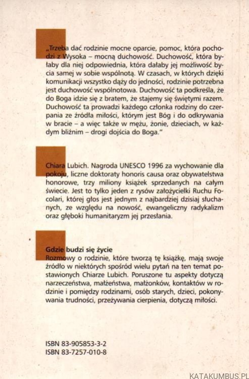 Gdzie budzi się życie. CHIARA LUBICH