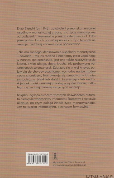Dobrowolnie i z miłości. ENZO BIANCHI