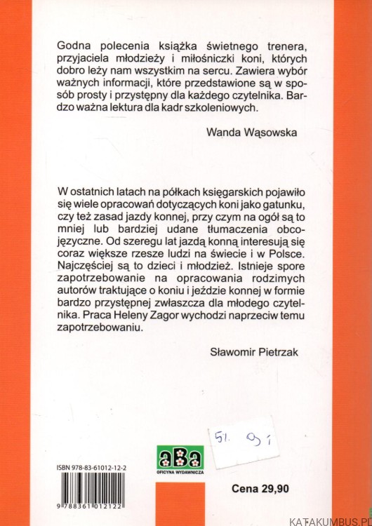 O koniach i jeździe konnej. HELENA ZAGOR