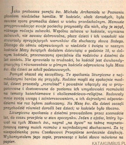 Proboszcz wśród najmłodszych. Ks. LUDWIK BIELERZEWSKI