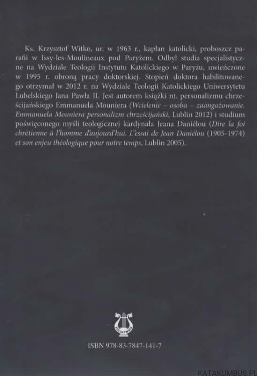 Przejście. Ks. KRZYSZTOF WITKO