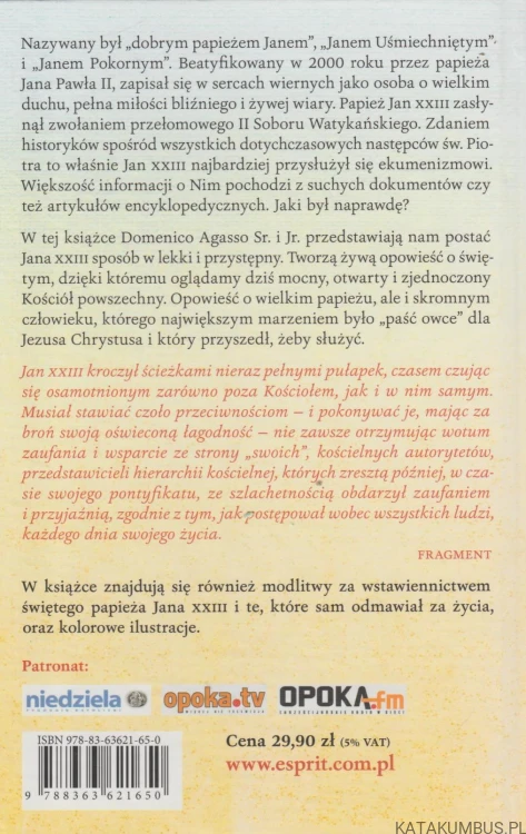 Papież Jan XXIII. Droga do Świętości. DOMENICO AGASSO SR., DOMENICO AGASSO JR. 2