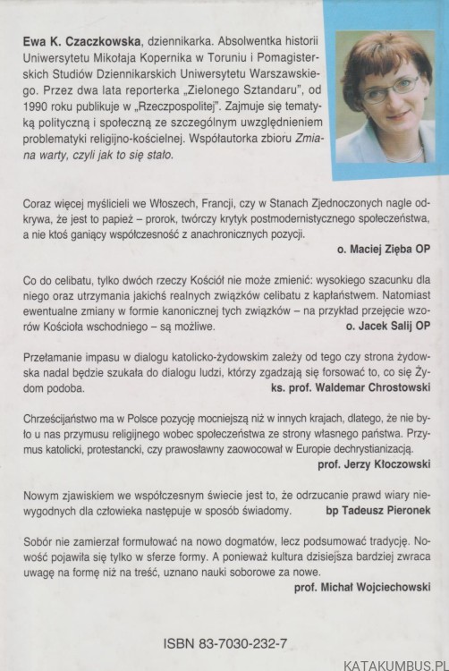Kościół XX wieku. red. GABRIELA PINDUR