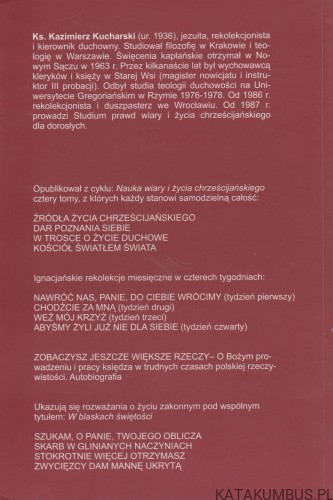 Szukam, o Panie, Twojego oblicza. KAZIMIERZ KUCHARSKI