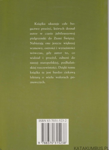 Stąpałem po śladach Chrystusa. KS. S. JOJCZYK SAC