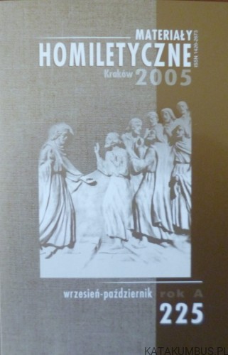 Materiały homiletyczne wrzesień-październik, rok A / Tomasz Jelonek, Edward Staniek