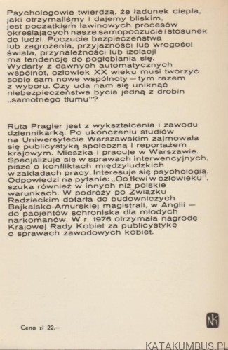 Udział czy ucieczka. RUTA PRAGIER