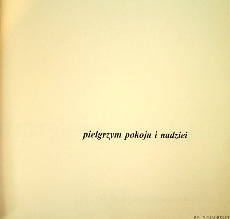 Pielgrzym pokoju i nadziei. Ks. Mieczysław Maliński