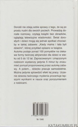 Kształtowanie ludzkiej twórczej osobowości DZIECKA zabawy i ćwiczenia. CYNTHIA McGREGOR