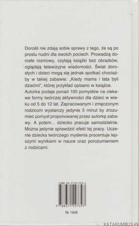 Kształtowanie ludzkiej twórczej osobowości DZIECKA zabawy i ćwiczenia. CYNTHIA McGREGOR