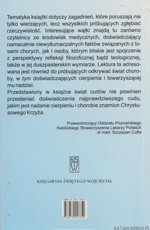 Lekarz wobec cudu. PRACA ZBIOROWA