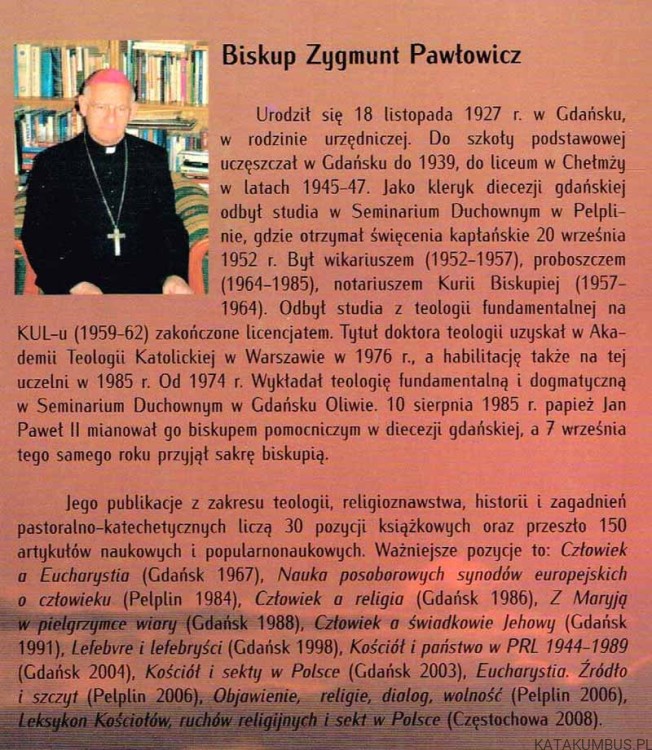 Chrystus wczoraj, dziś i zawsze. Bp ZYGMUNT PAWŁOWICZ