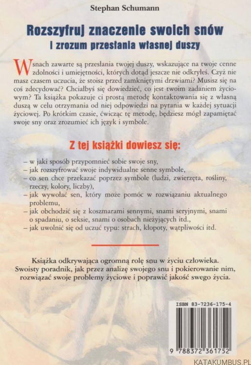 Rozszyfruj znaczenie swoich snów. STEPHAN SCHUMANN