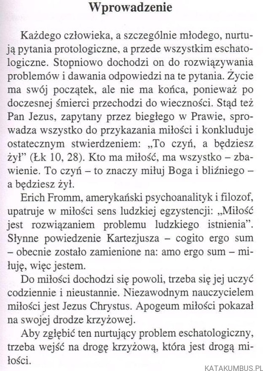 Z młodzieżą na Drodze Krzyżowej. Ks. JÓZEF ORCHOWSKI