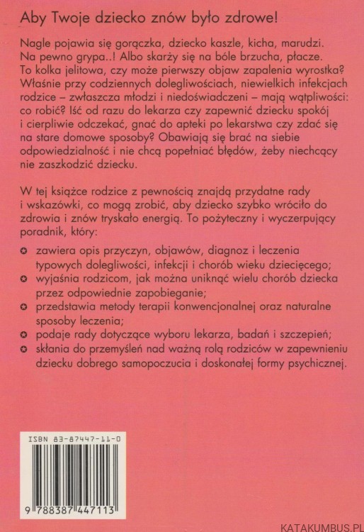 Moje dziecko jest chore. CORNELIA NITSCH