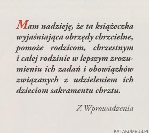 Odkryj skarb chrztu świętego 4 Szt . KS. MARCIN WĘCŁAWSKI