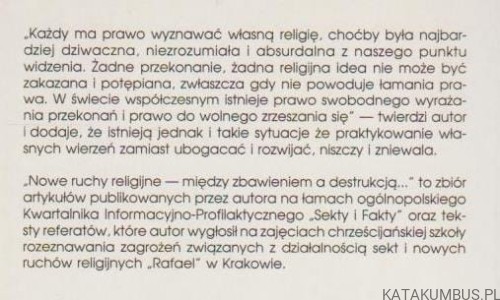 Nowe ruchy religijne i sekty, MARIUSZ GAJEWSKI