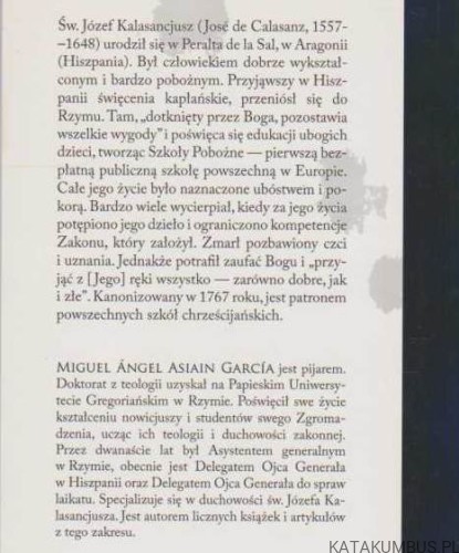 Rekolekcje ze św. Józefem Kalasancjuszem. O. MIGUEL ANGEL ASIAIN SP 2