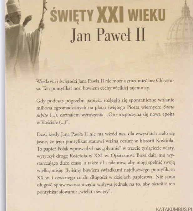 Święty XXI wieku. Jan Paweł II. CZESŁAW RYSZKA