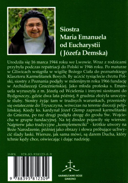 W tchnieniu Ducha. s. MARIA EMANUEL OD EUCHARYSTII
