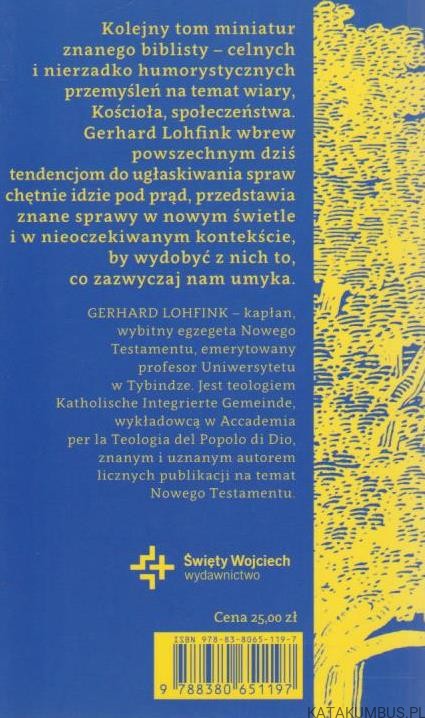 Jeśli nie na Ziemi to gdzie? GERHARD LOHFINK
