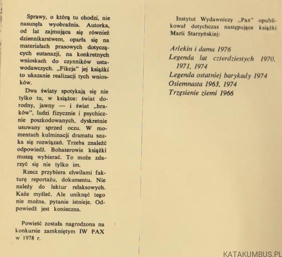 Kuszenie świętego Antoniego. MARIA STARZYŃSKA