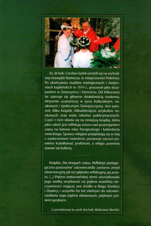 Na drogach czasu. KS. CZESŁAW GALEK.