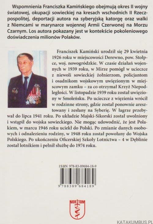 Krzyż niepodległości. FRANCISZEK KAMIŃSKI