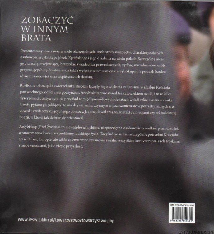 Zobaczyć w innym brata. Red. JERZY KŁOCZOWSKI.
