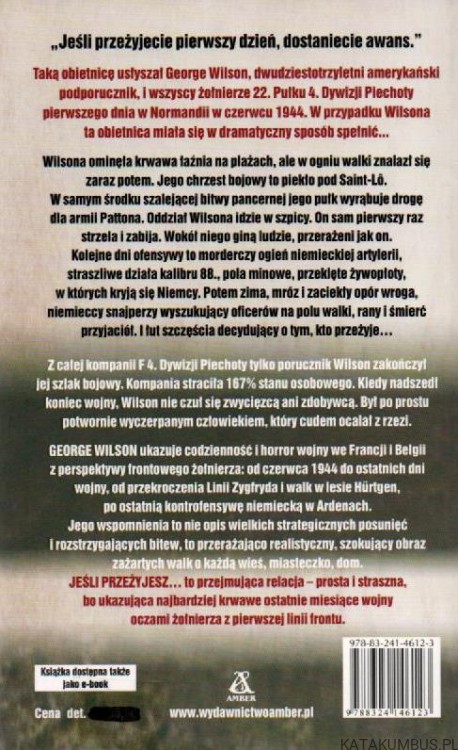 Jeśli przeżyjesz... GEORGE WILSON.