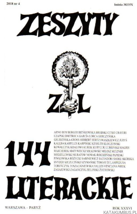 Zeszyty literackie 144. FUNDACJA ZESZYTÓW LITERACKICH