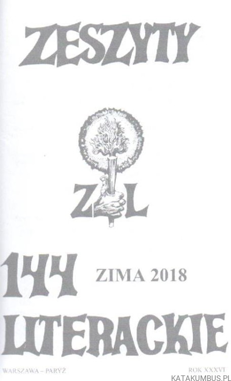 Zeszyty literackie 144. FUNDACJA ZESZYTÓW LITERACKICH
