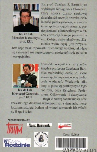 Kamienie wołać będą. CZESŁAW STANISŁAW BARTNIK