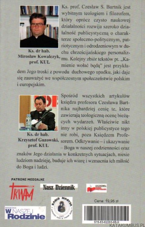 Kamienie wołać będą. CZESŁAW STANISŁAW BARTNIK
