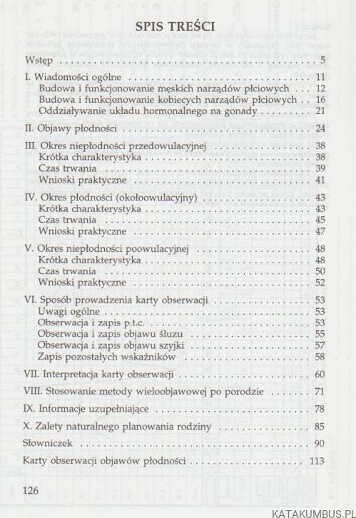 Naturalna wieloobjawowa metoda rozpoznawania płodności. ALICJA TUSZ