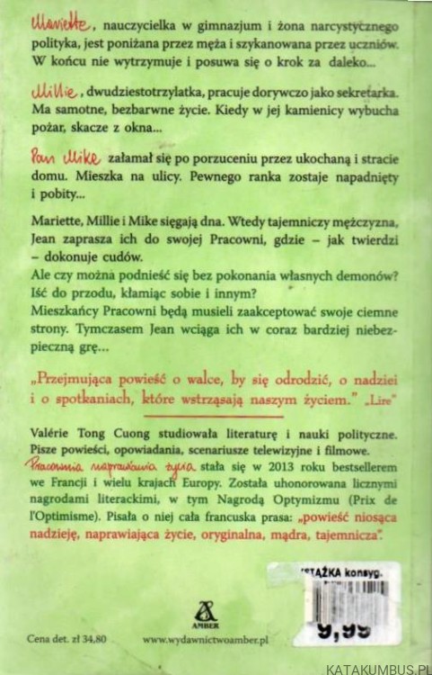 Pracownia naprawiania życia. VALERIE TONG CUONG.