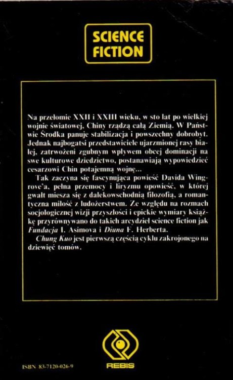 Chung Kuo. Księga I. Państwo Środka. DAVID WINGROVE
