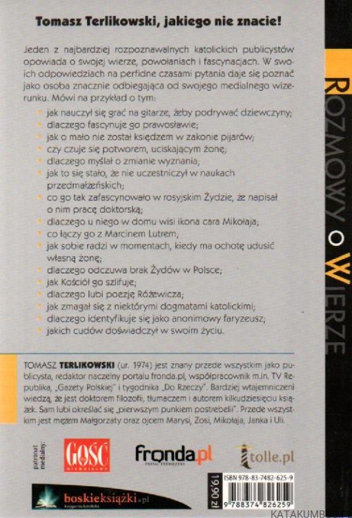 Jak się uprę, to jadę po bandzie. TOMASZ TERLIKOWSKI